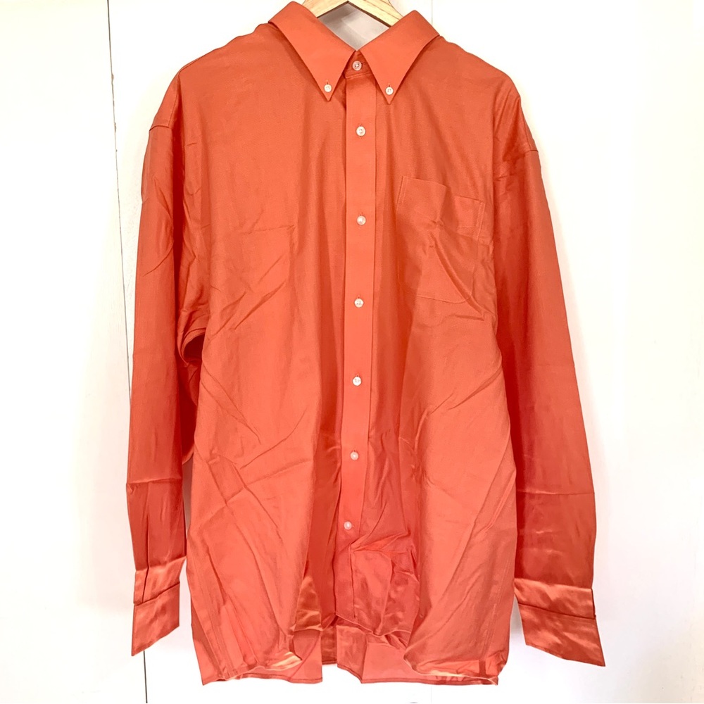 NEW Cutter & Buck Dress Shirt Button-up 3XL Orange
